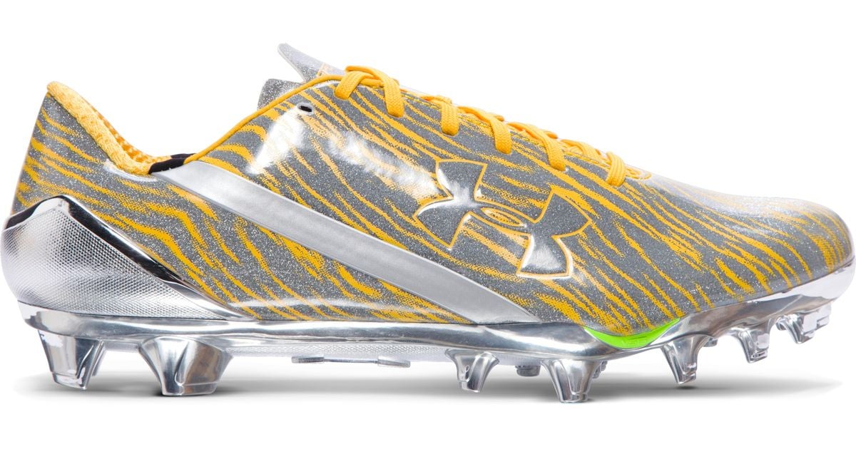 Under armour football best sale silver